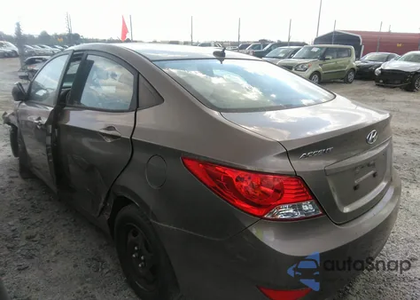 2014 Hyundai Accent Gls z USA, uszkodzony, nr VIN KMHCT4AE3EU686472